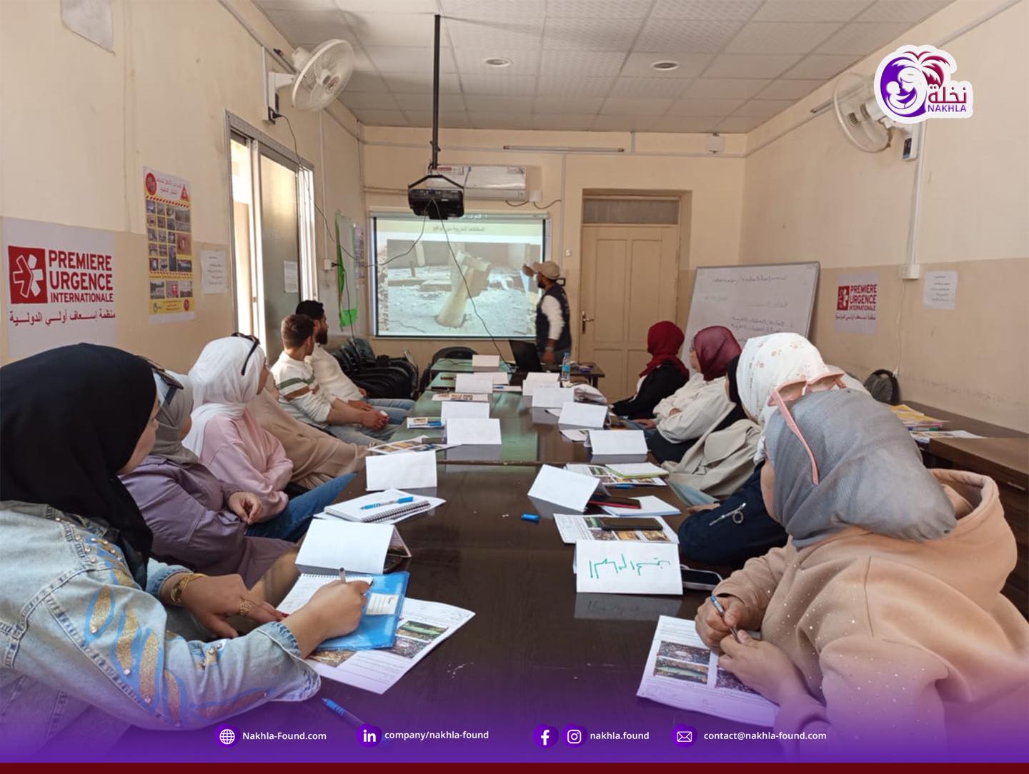 دورة توعوية للكوادر والفرق الجوالة حول مخاطر الألغام ومخلّفات الحرب